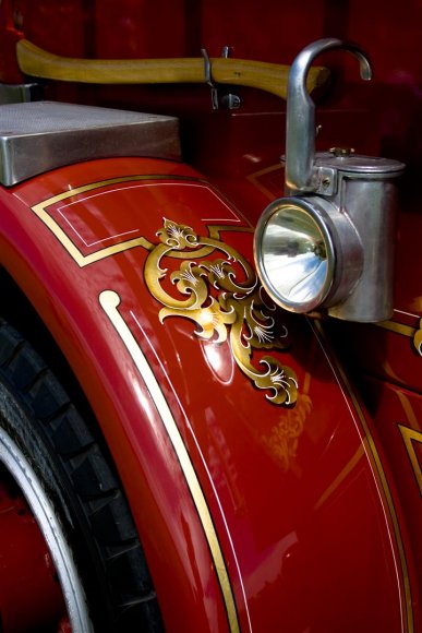 Old fire truck detail.